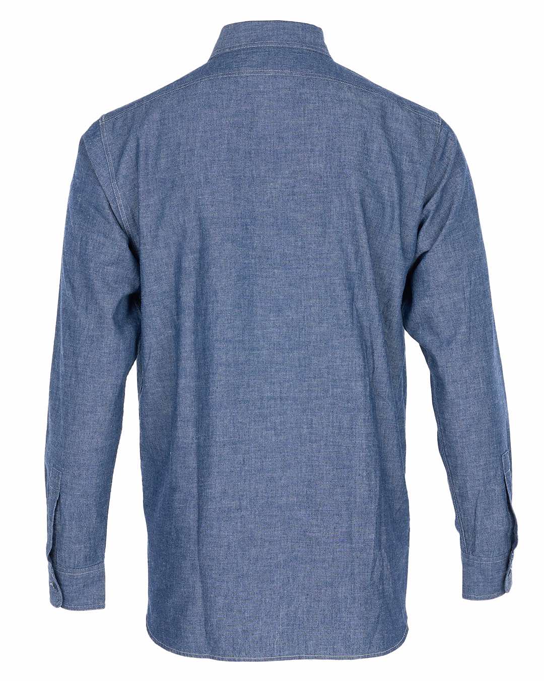 PIKE BROTHERS 1940 USN CHAMBRAY SHIRT - HARBOR BLUE