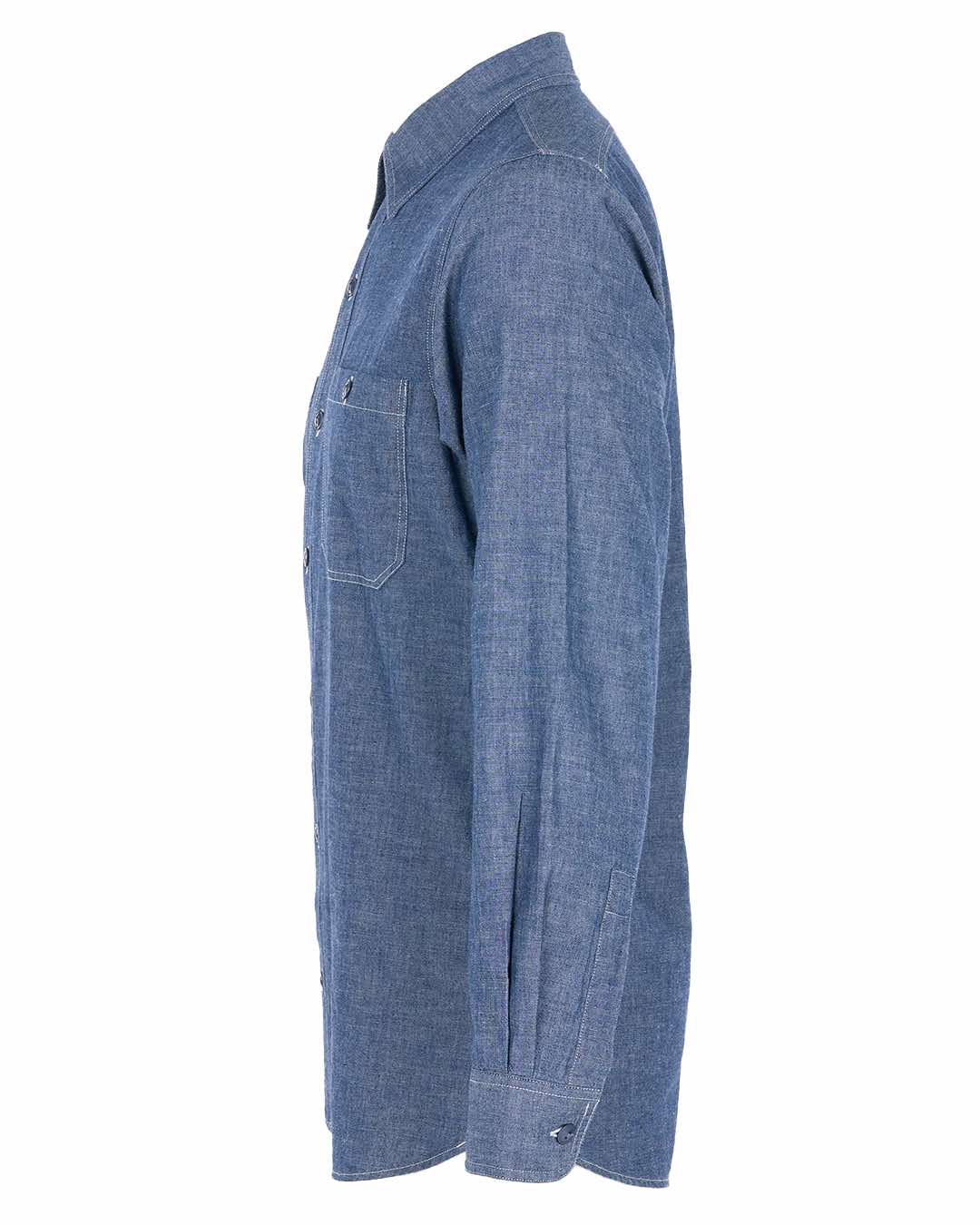 PIKE BROTHERS 1940 USN CHAMBRAY SHIRT - HARBOR BLUE