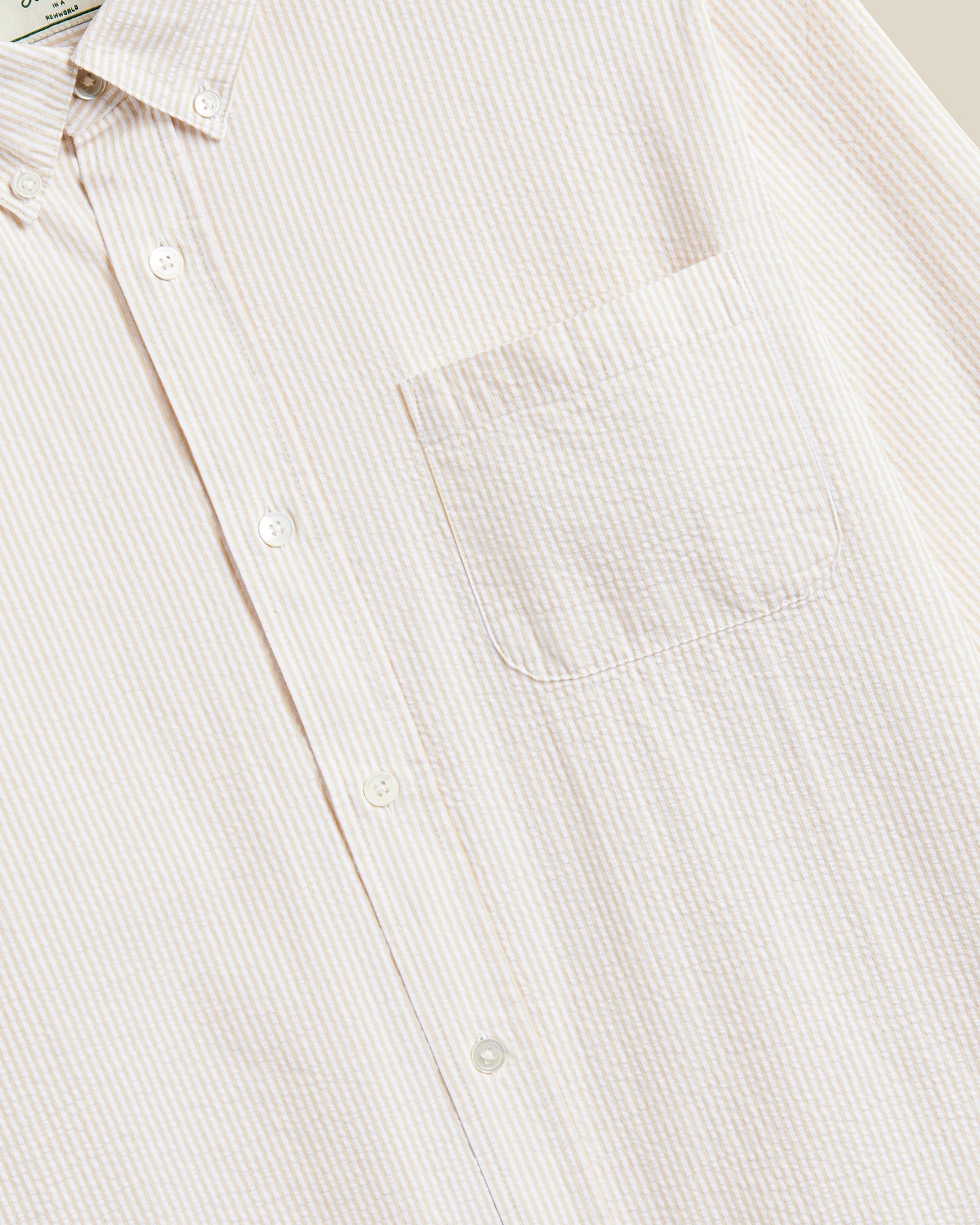 PORTUGUESE FLANNEL ATLANTICO STRIPE - SAND
