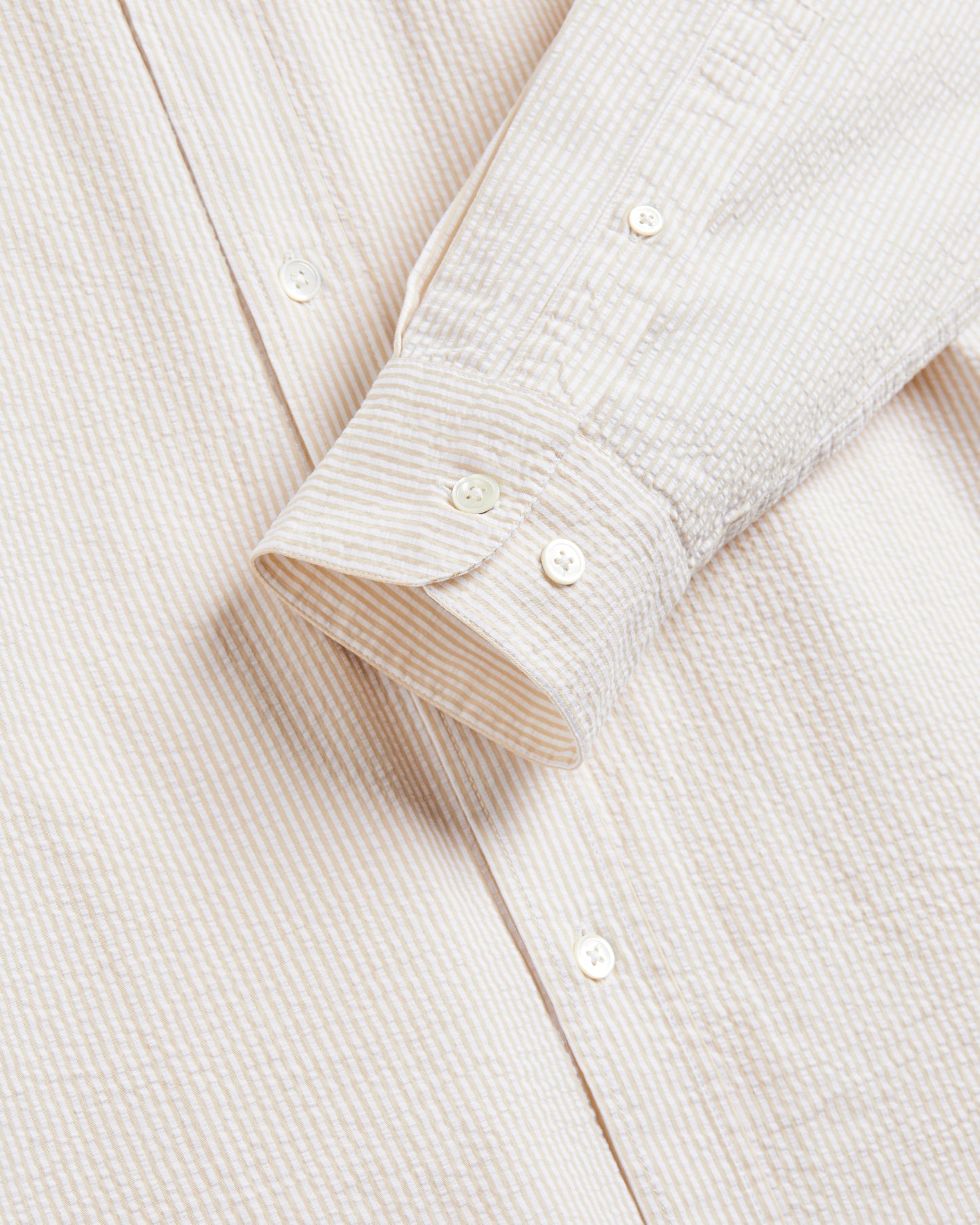 PORTUGUESE FLANNEL ATLANTICO STRIPE - SAND