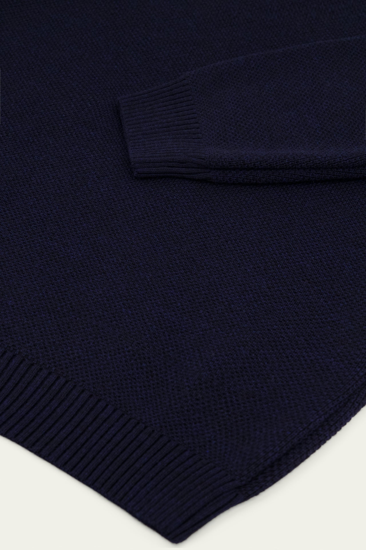 NITTO KNITWEAR PULL YOURI COL ROND - MARINE