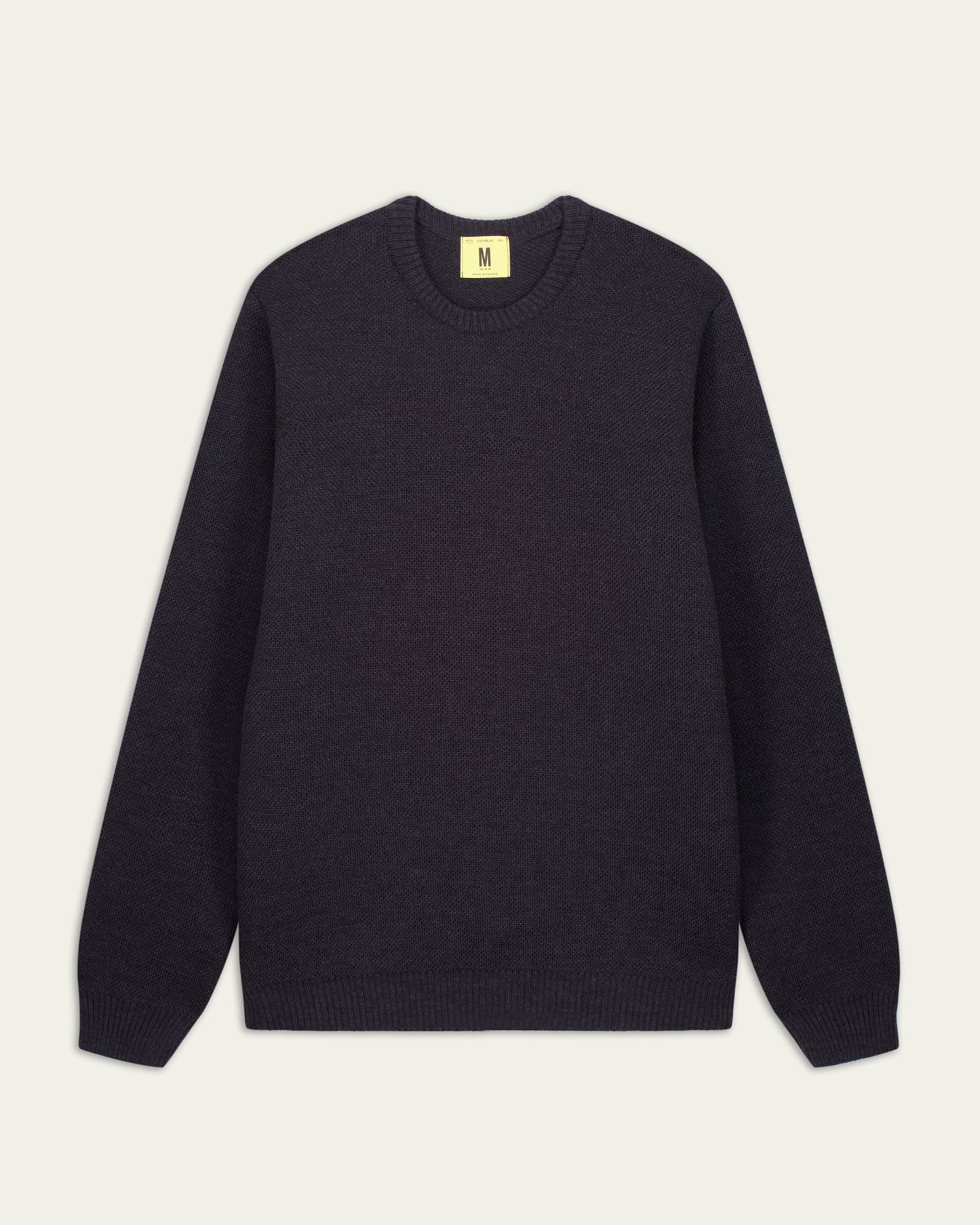 NITTO KNITWEAR PULL YOURI COL ROND - ANTHRACITE