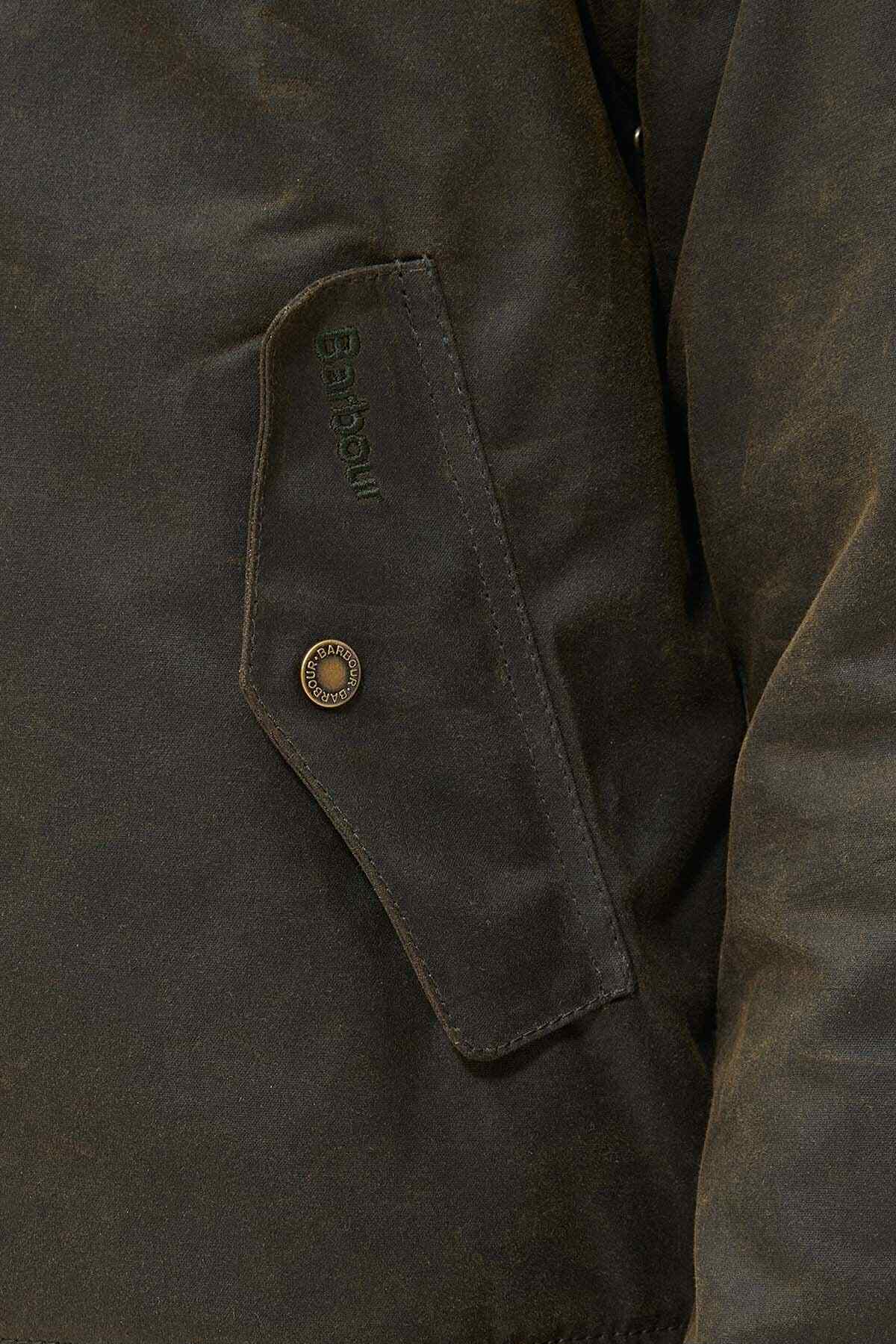 BARBOUR X BARACUTA PORTON WAX - OLIVE