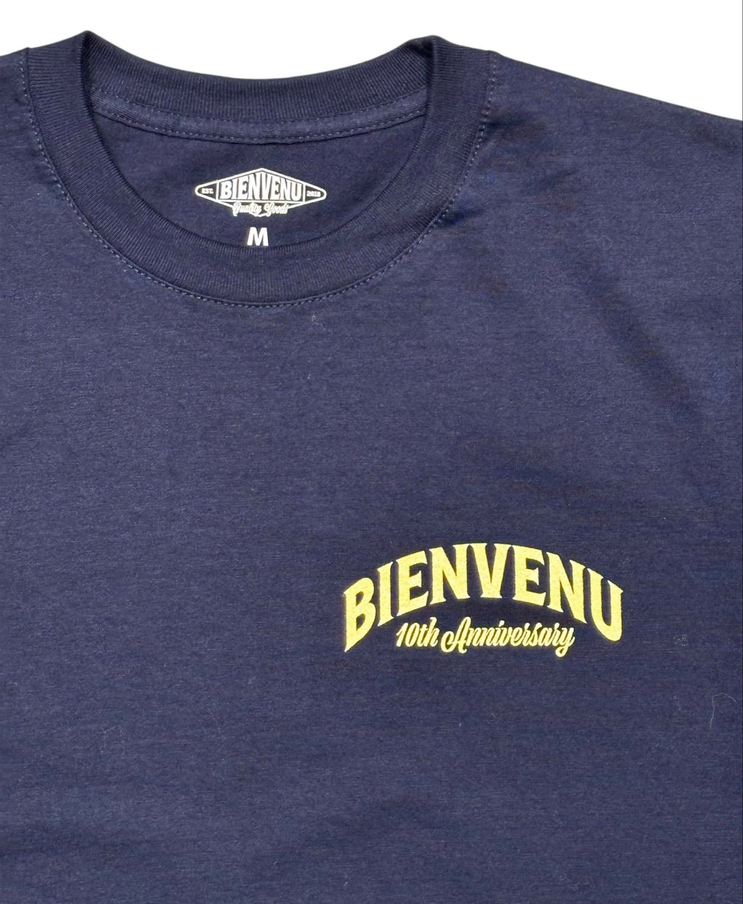 BIENVENU GOODS TEE RATS 10TH ANNIVERSARY - NAVY / BEIGE
