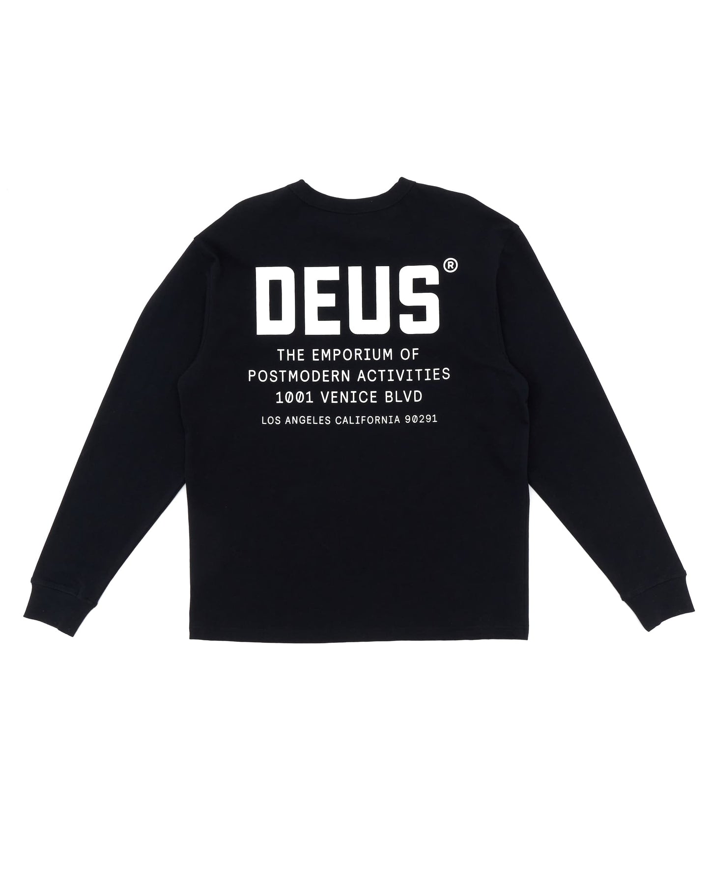DEUS EX MACHINA JONES L/S TEE - BLACK