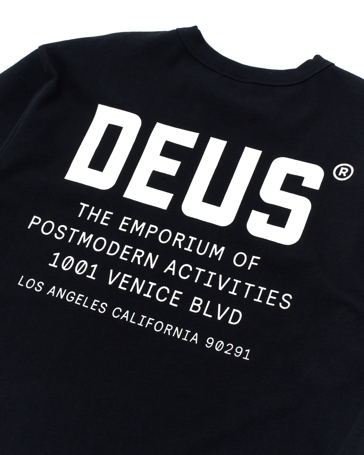 DEUS EX MACHINA JONES L/S TEE - BLACK