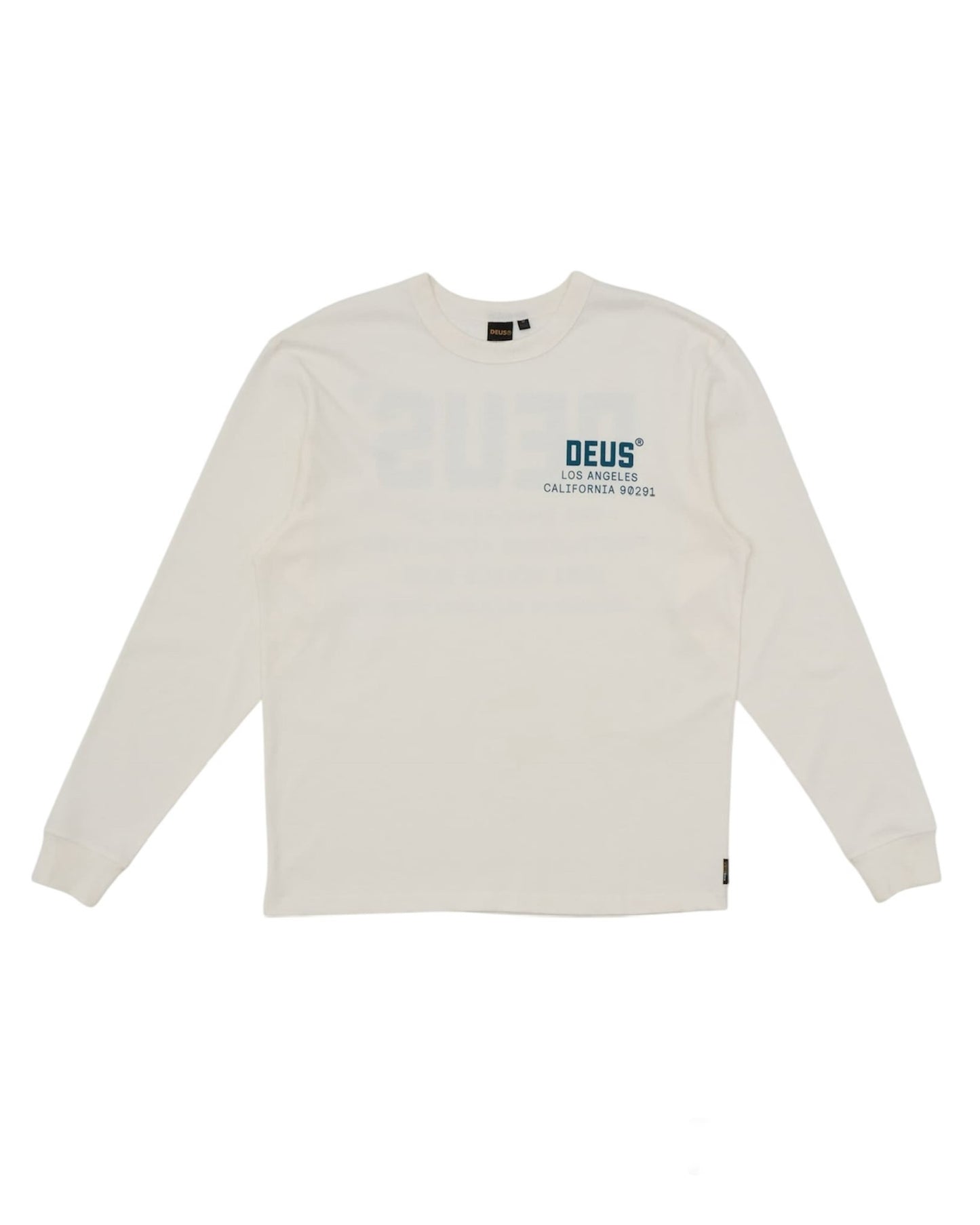 DEUS EX MACHINA JONES L/S TEE - VINTAGE WHITE