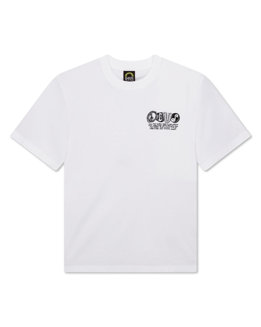 DEUS EX MACHINA LABYRINTH TEE - VINTAGE WHITE