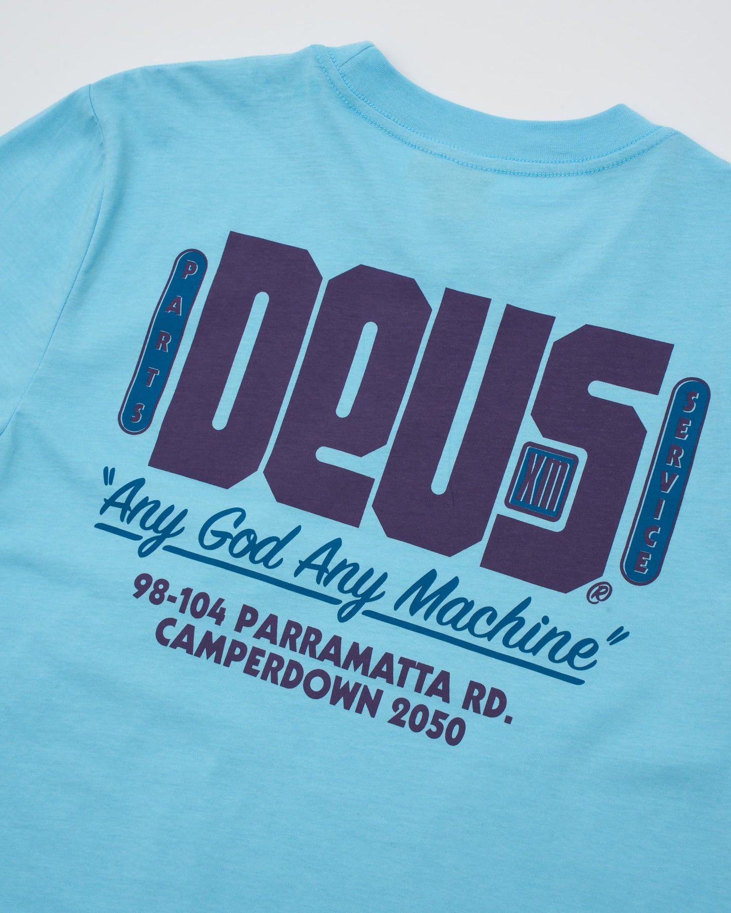 DEUS EX MACHINA OUTAGE TEE - SKY BLUE