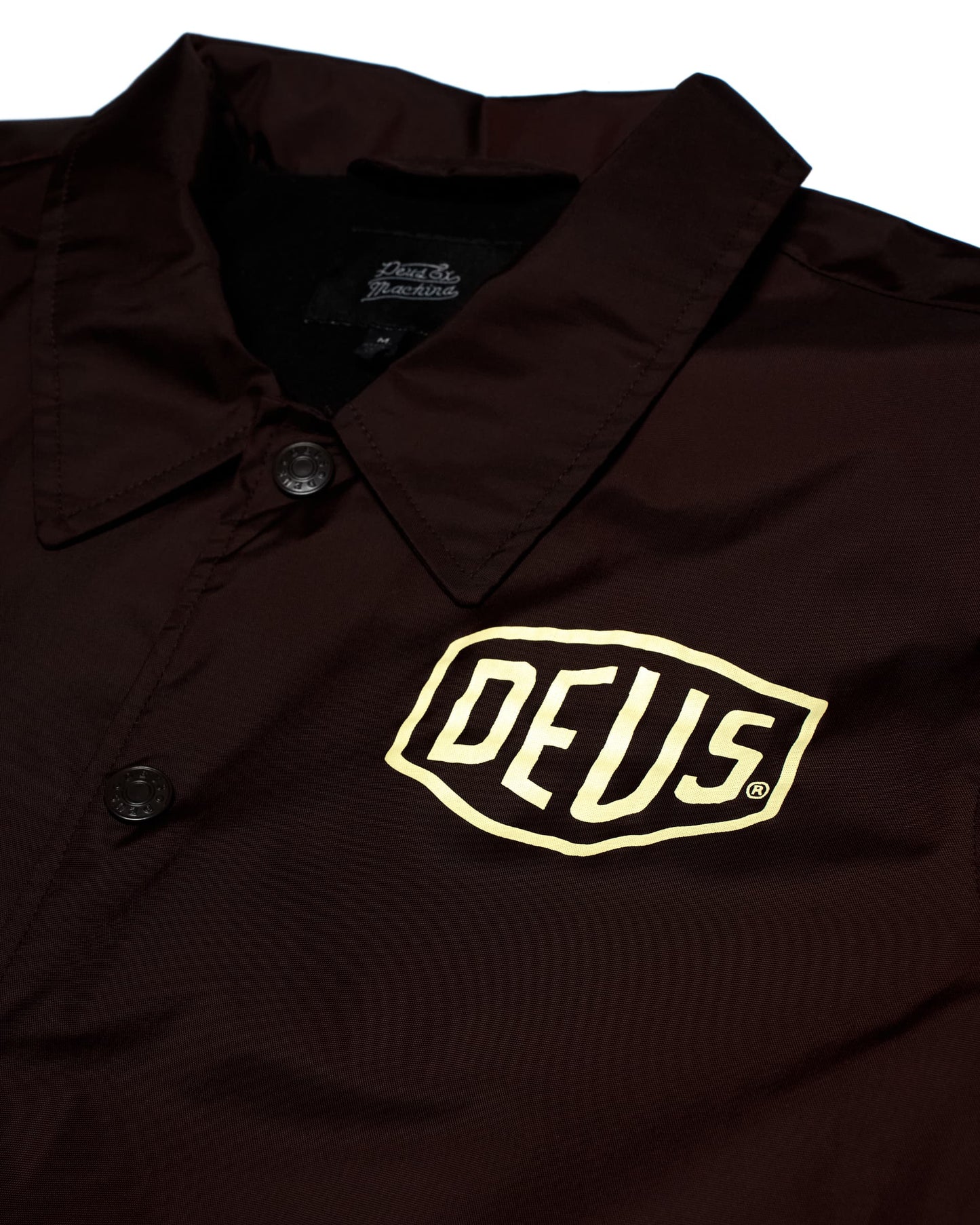 DEUS EX MACHINA TOKYO COACH JACKET - CHOC PLUM