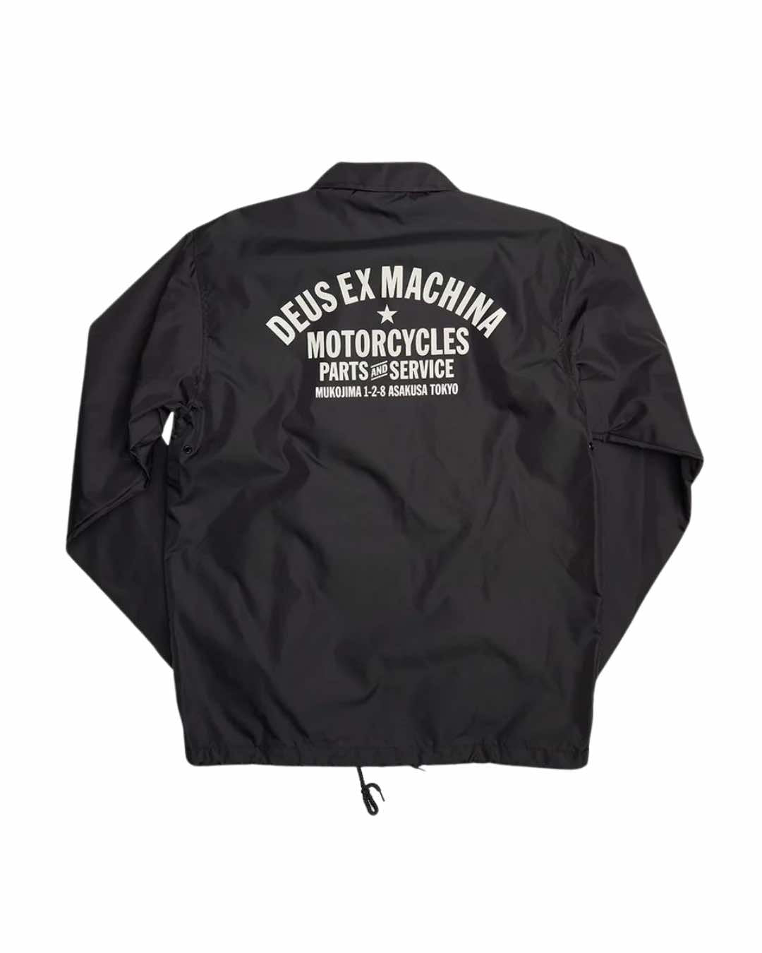 DEUS EX MACHINA TOKYO COACH JACKET - BLACK