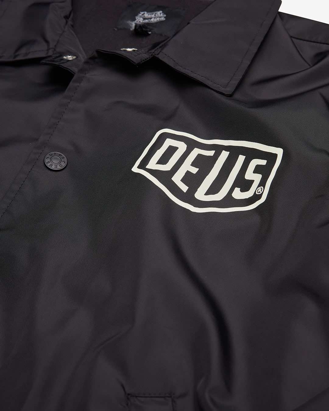 DEUS EX MACHINA TOKYO COACH JACKET - BLACK