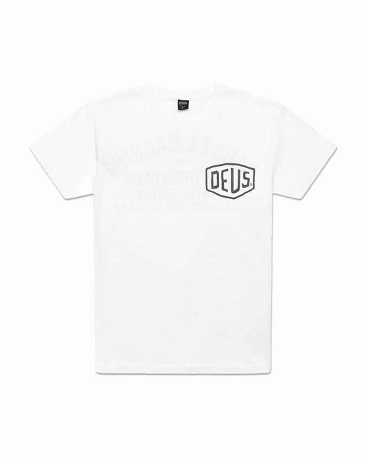 DEUS EX MACHINA VENICE ADDRESS TEE - WHITE