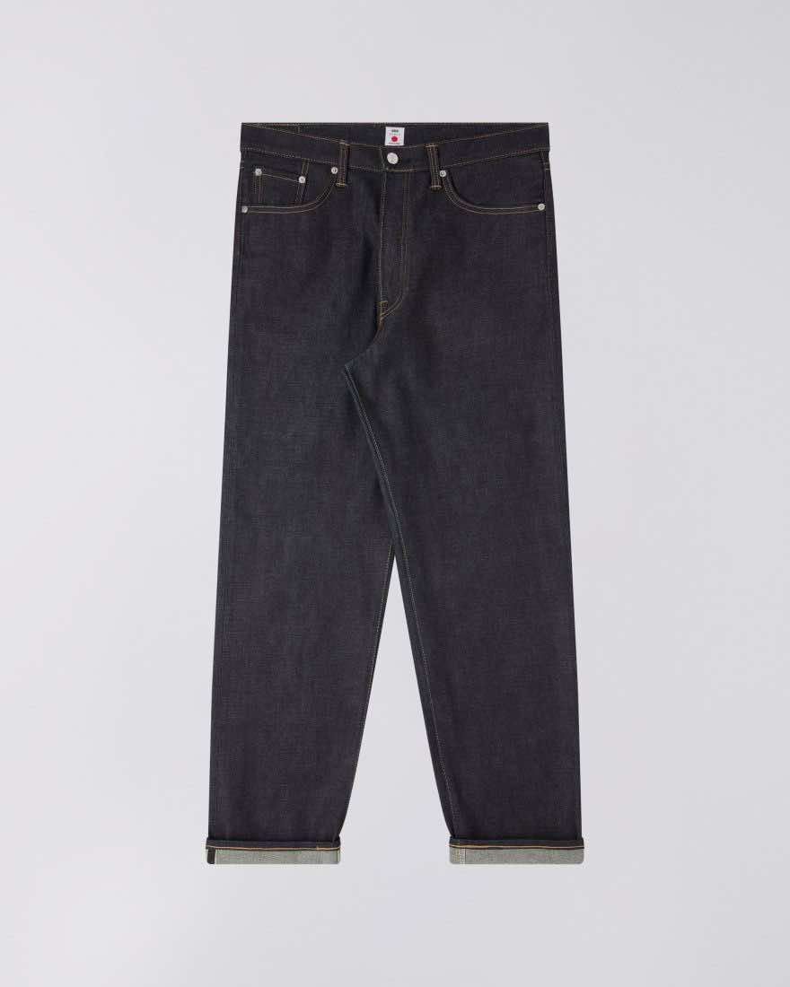 EDWIN LOOSE FIT JEANS KURABO INDIGO DENIM - BLUE UNWASHED
