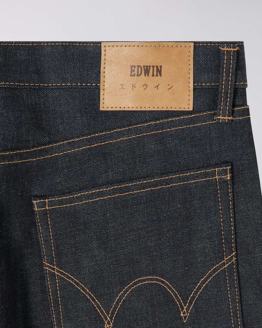 EDWIN LOOSE FIT JEANS KURABO INDIGO DENIM - BLUE UNWASHED
