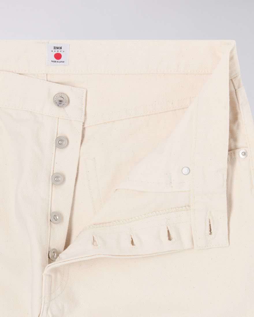 EDWIN LOOSE FIT JEANS KAIHARA RED SELVEDGE 13 OZ NATURAL - NATURAL RINSED