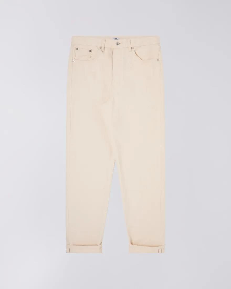 EDWIN LOOSE TAPERED JEANS NIHON MENPU RED SELVEDGE 13 OZ NATURAL - NATURAL RINSED