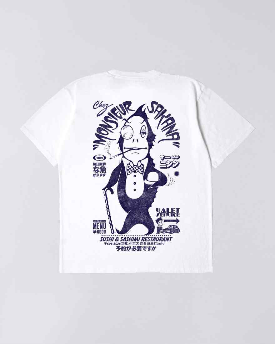 EDWIN T-SHIRT MONSIEUR SAKANA - WHITE
