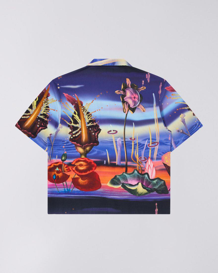 EDWIN TEMPLE OF FLORA SHIRT SS - MULTICOLOR