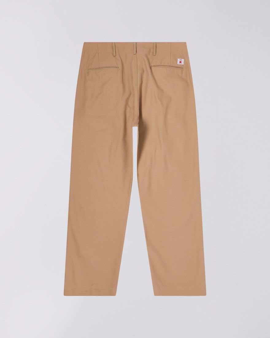 EDWIN WIDE TROUSER BEIGE - UNWASHED