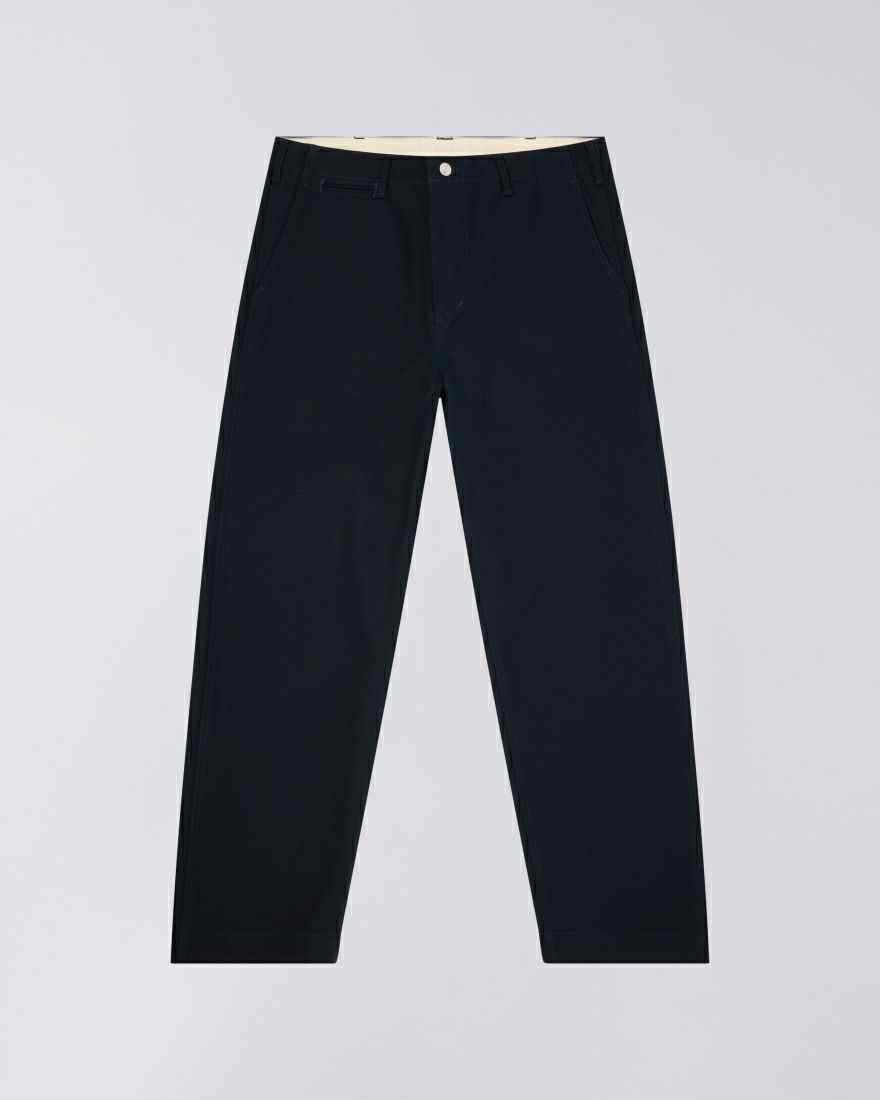 EDWIN WIDE TROUSER NAVY - UNWASHED