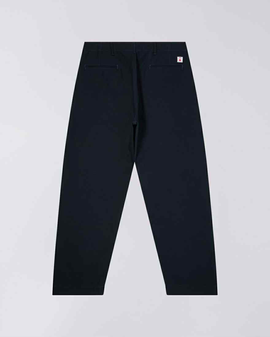 EDWIN WIDE TROUSER NAVY - UNWASHED