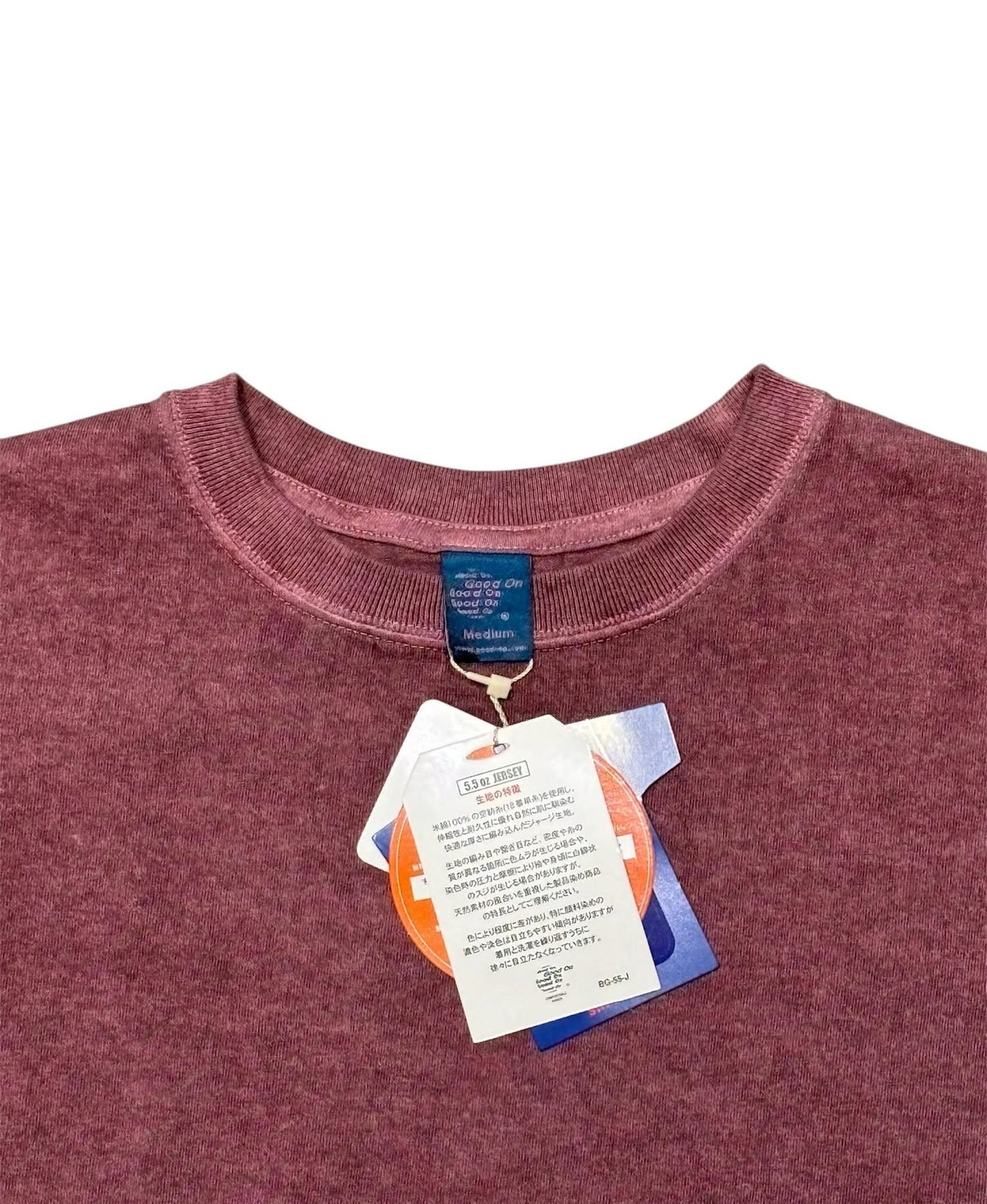 GOOD ON SHORT SLEEVE CREW TEE - P-AZUKI