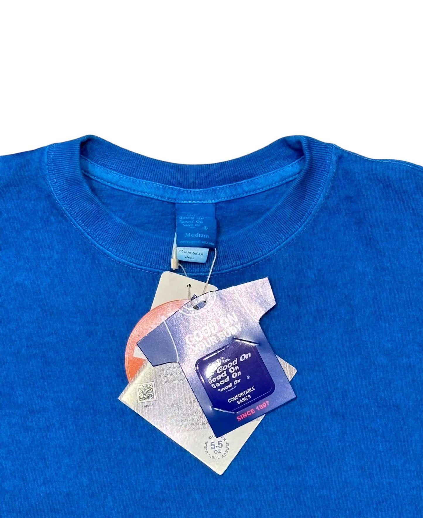GOOD ON SHORT SLEEVE CREW TEE - P-TURQUOIS