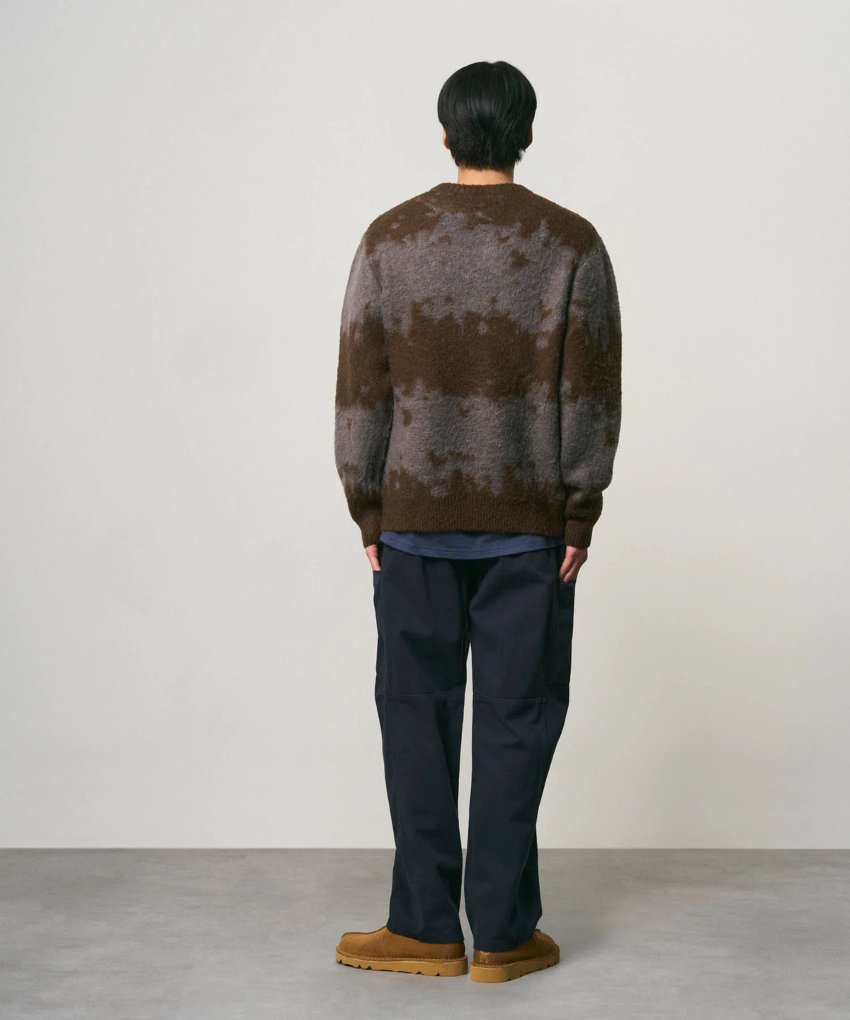 GRAMICCI MOHAIR SPLATTER SWEATER - SLATE SPLATTER
