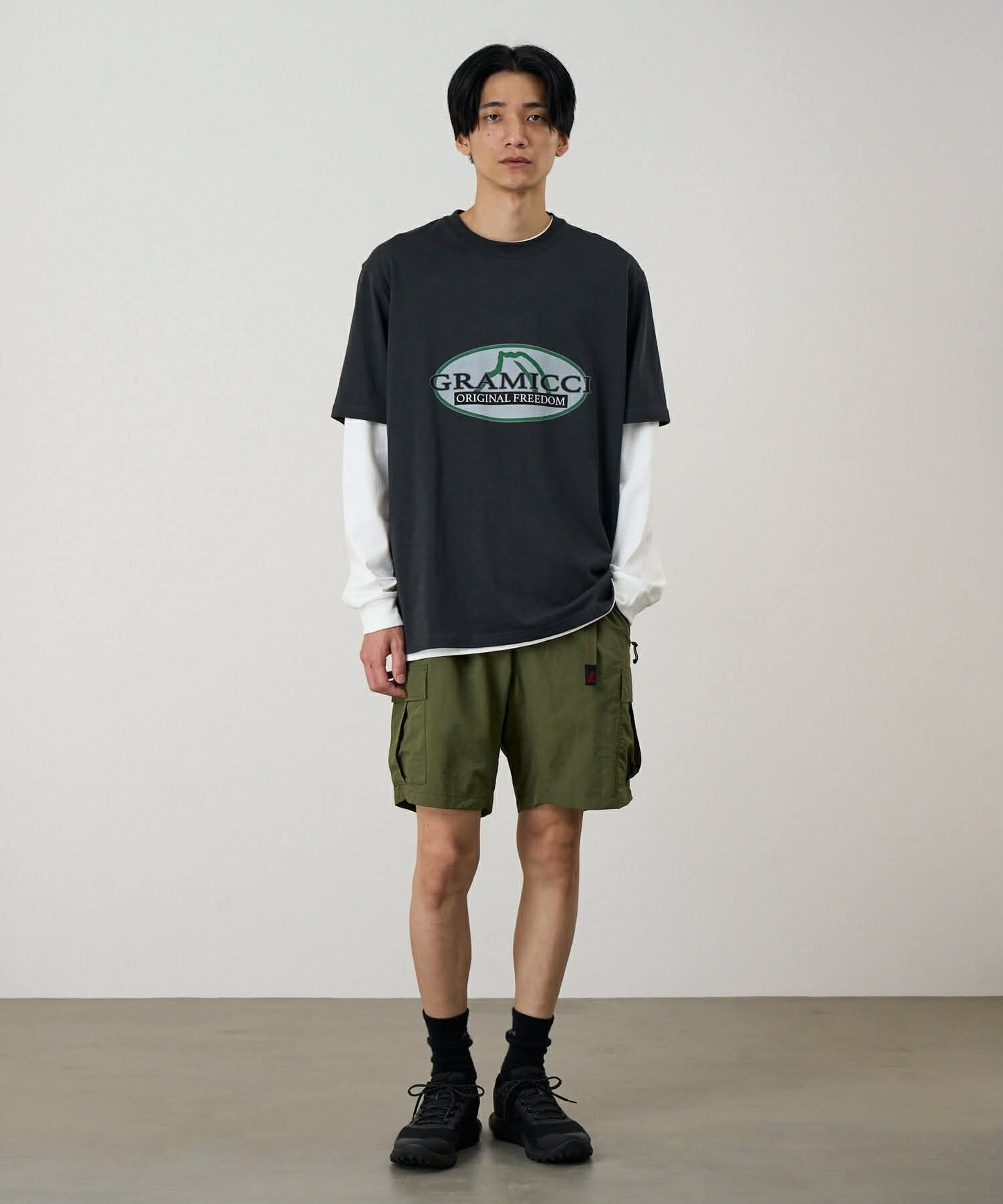 GRAMICCI NYLON EXPLORER CARGO SHORTS - OLIVE