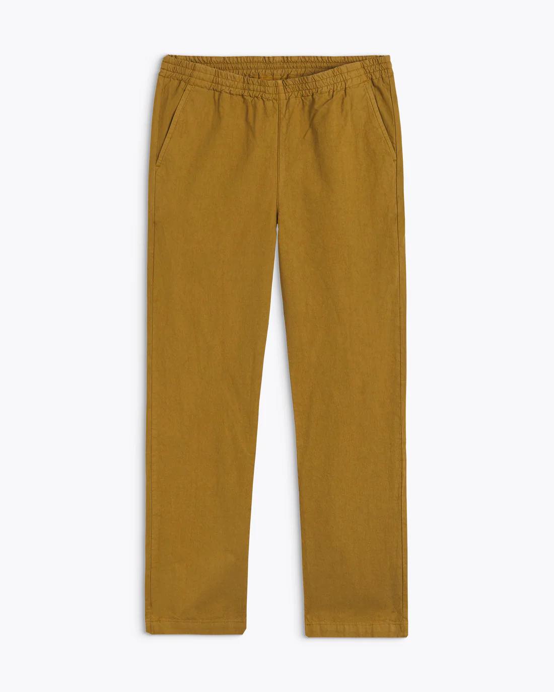 HOMECORE PANTALON MAJI BIO - GOLDEN BROWN
