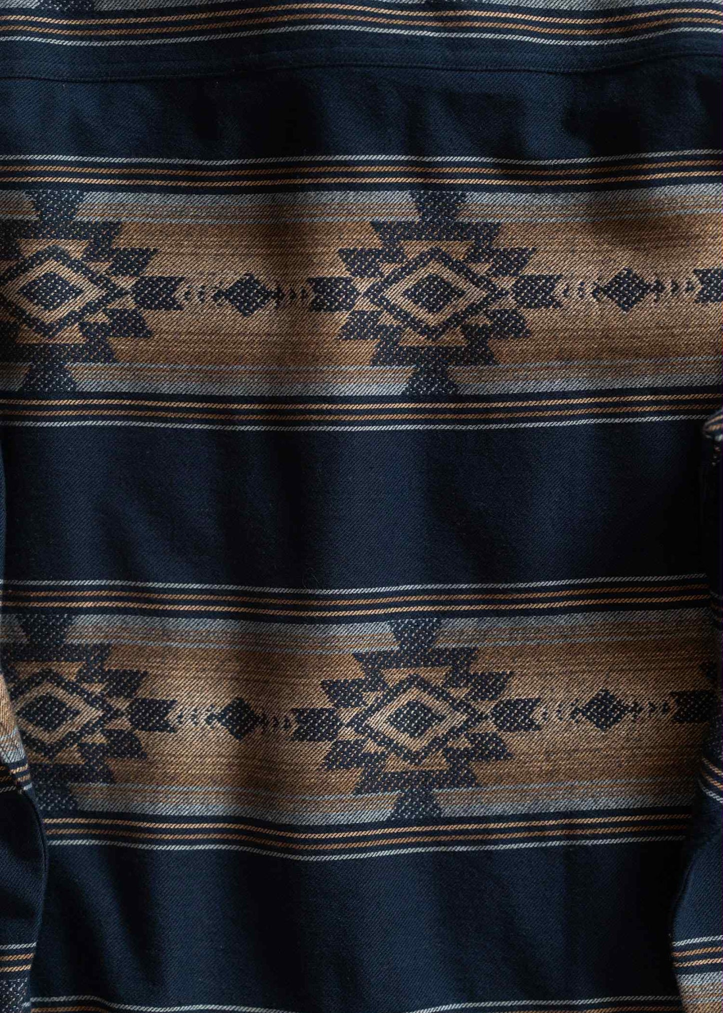 IRON AND RESIN KLAMATH FLANNEL SHIRT - NAVY