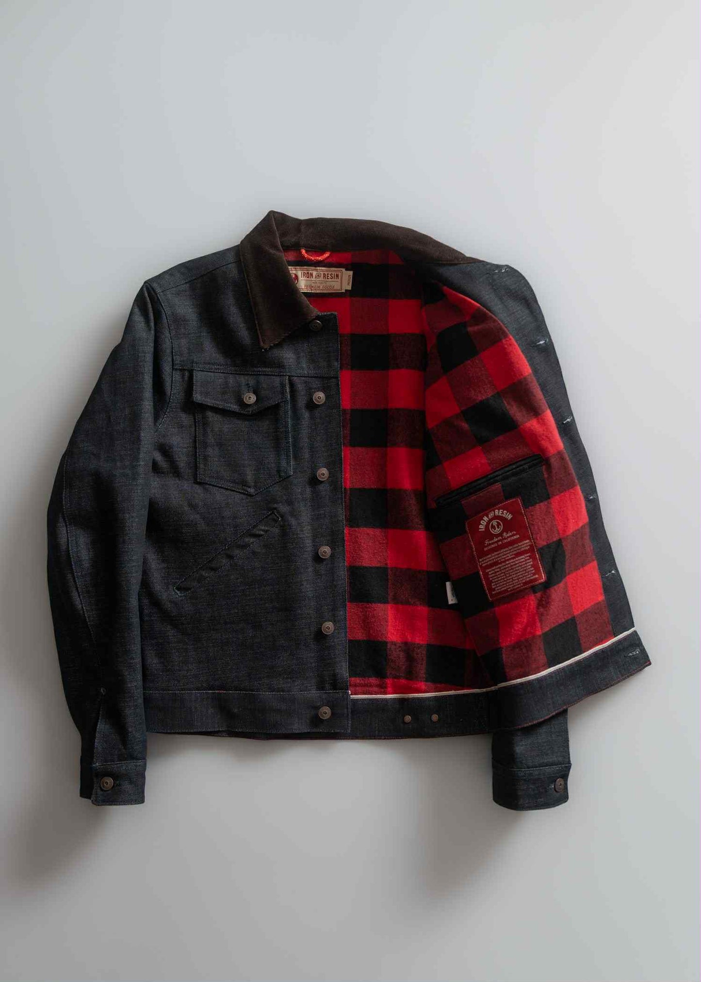 IRON AND RESIN HARRIS JACKET - INDIGO