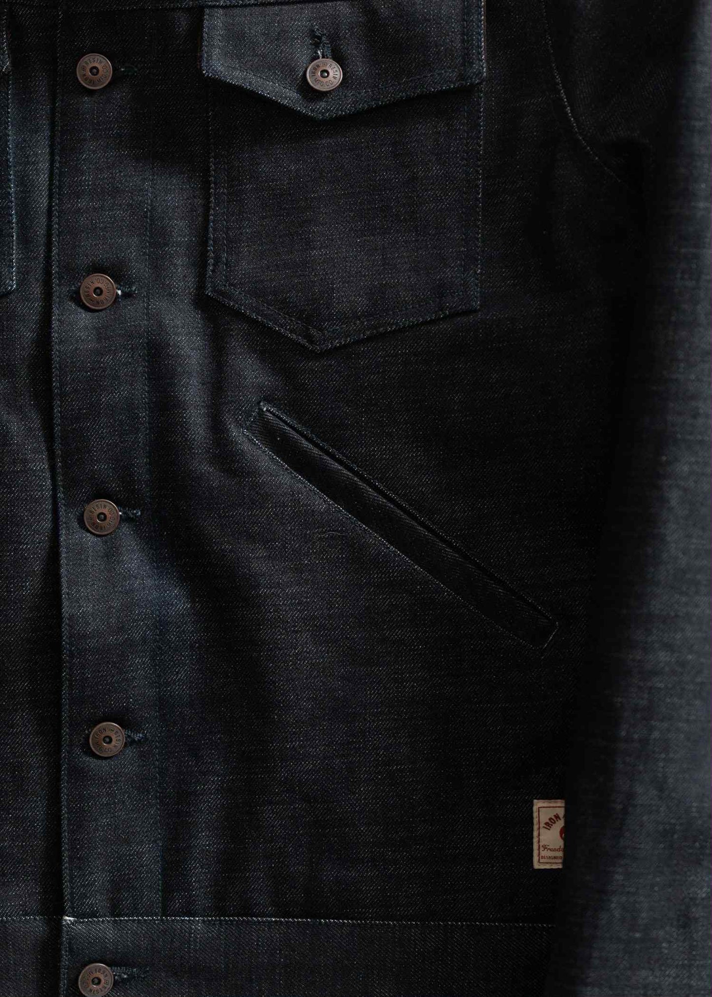 IRON AND RESIN HARRIS JACKET - INDIGO
