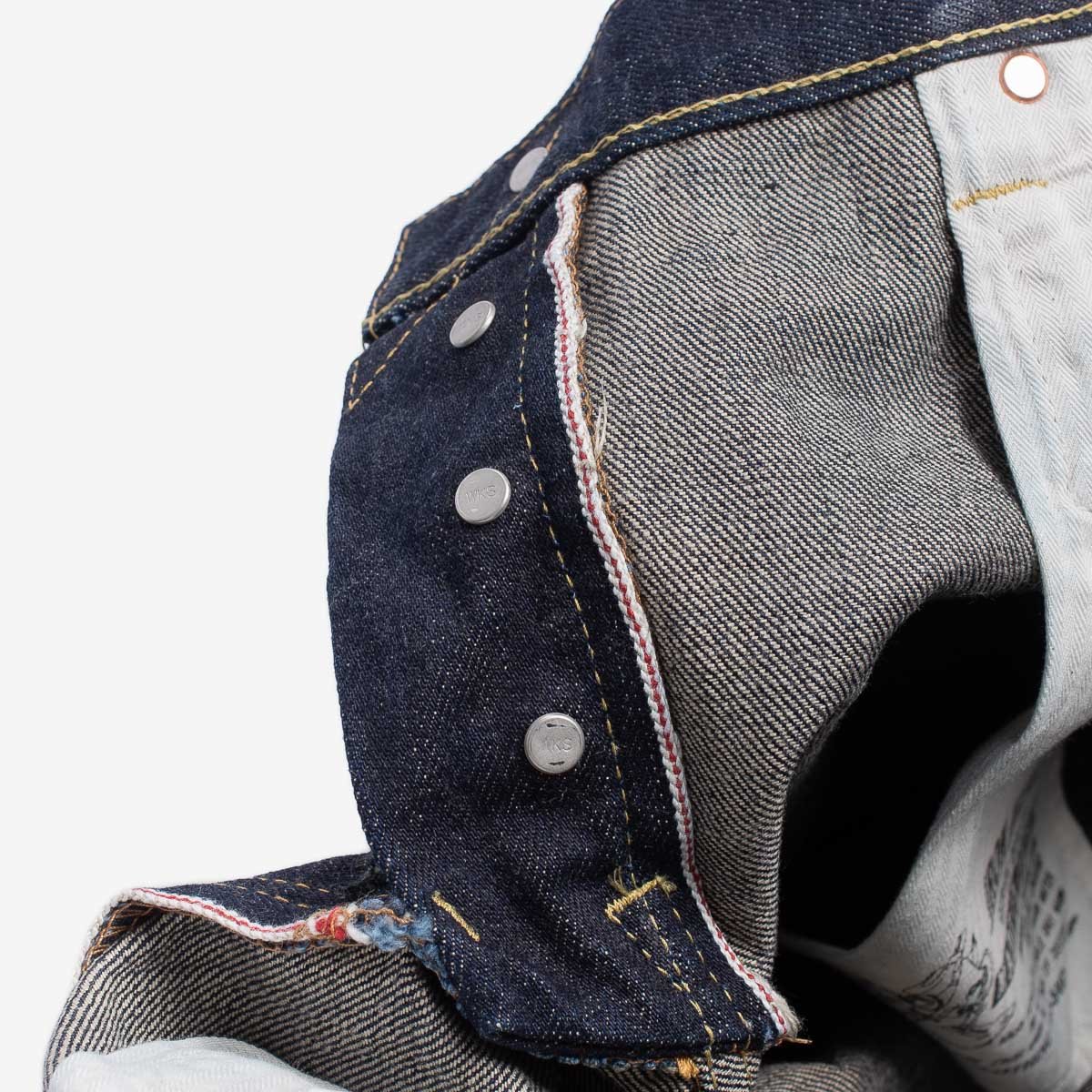 IRON HEART IH-777N 17 OZ SLIM TAPERED CUT JEANS - INDIGO