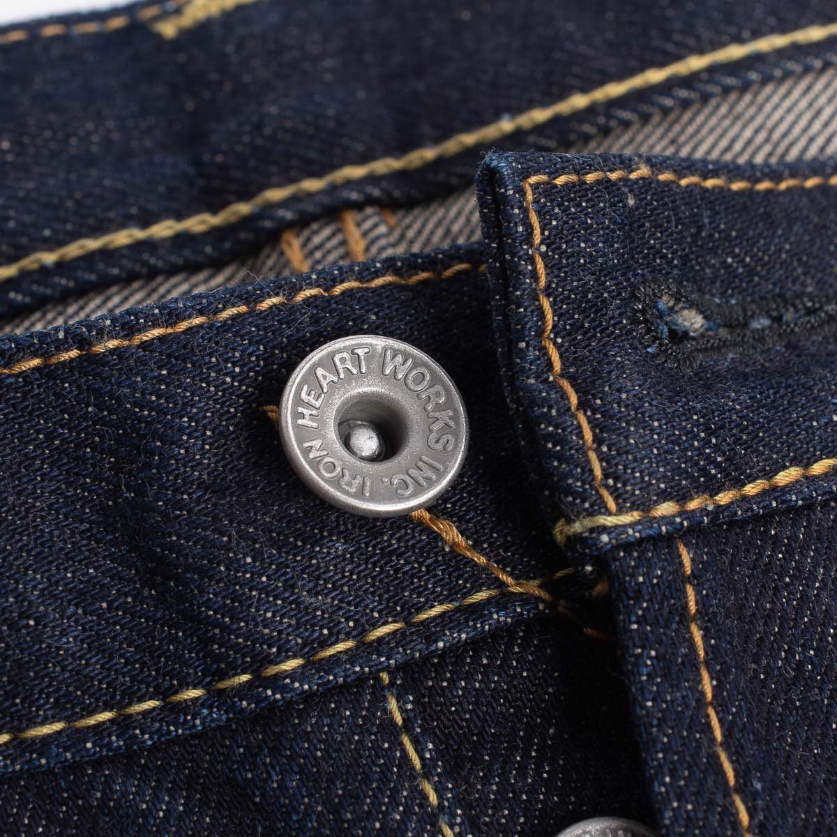 IRON HEART IH-777N 17 OZ SLIM TAPERED CUT JEANS - INDIGO