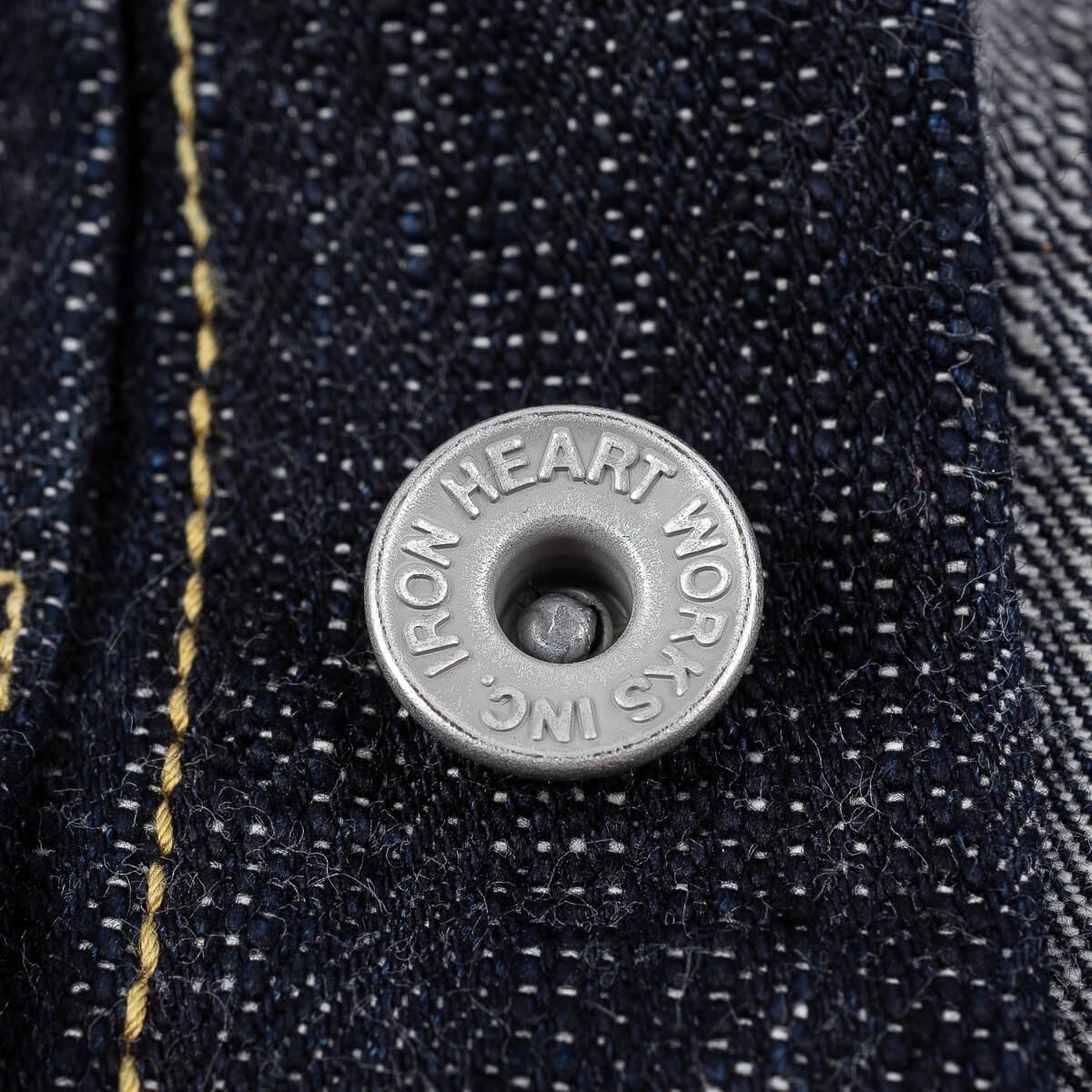 IRON HEART IHJ-507-SLB 16 OZ SLUBBY SELVEDGE DENIM TYPE II JACKET - INDIGO