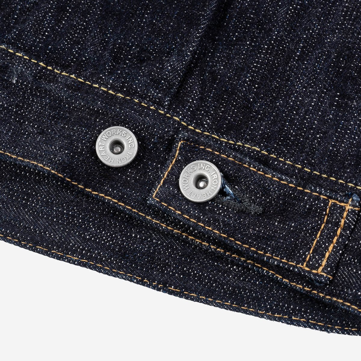 IRON HEART IHJ-507-SLB 16 OZ SLUBBY SELVEDGE DENIM TYPE II JACKET - INDIGO
