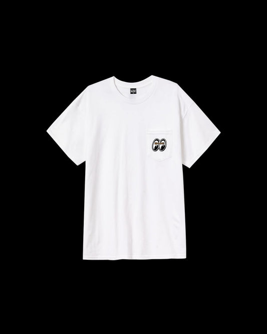 LOSER MACHINE FRONT PAGE POCKET T-SHIRT - WHITE