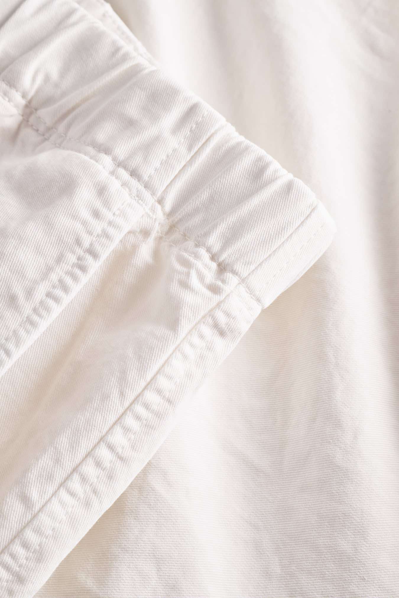 NORSE PROJECT EZRA RELAXED COTTON LINEN TROUSER - KIT WHITE
