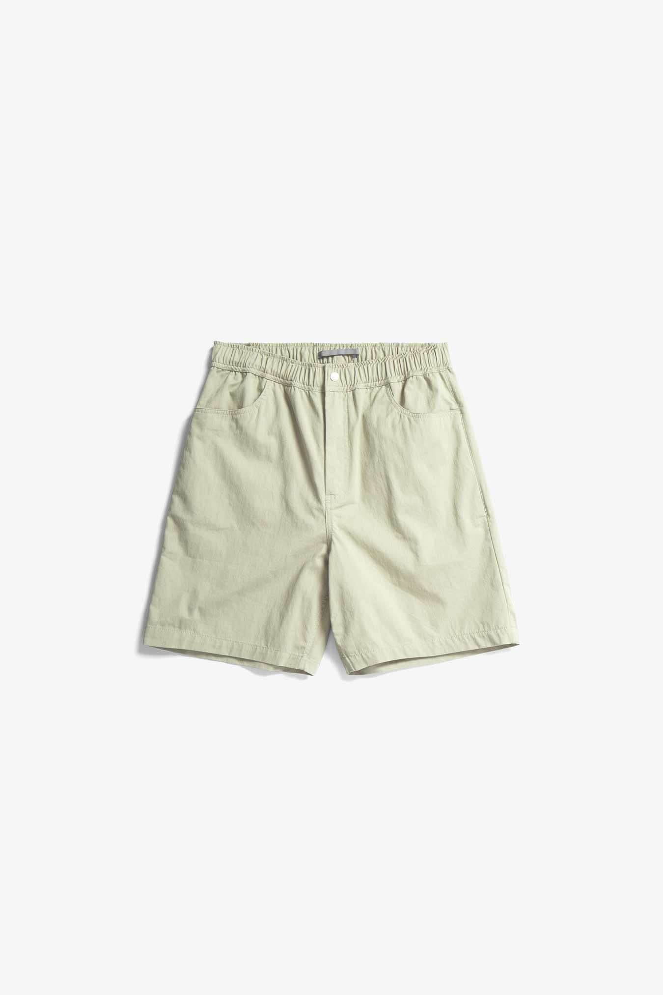 NORSE PROJECT RAGNAR FINE BROKEN TWILL SHORTS - ELM