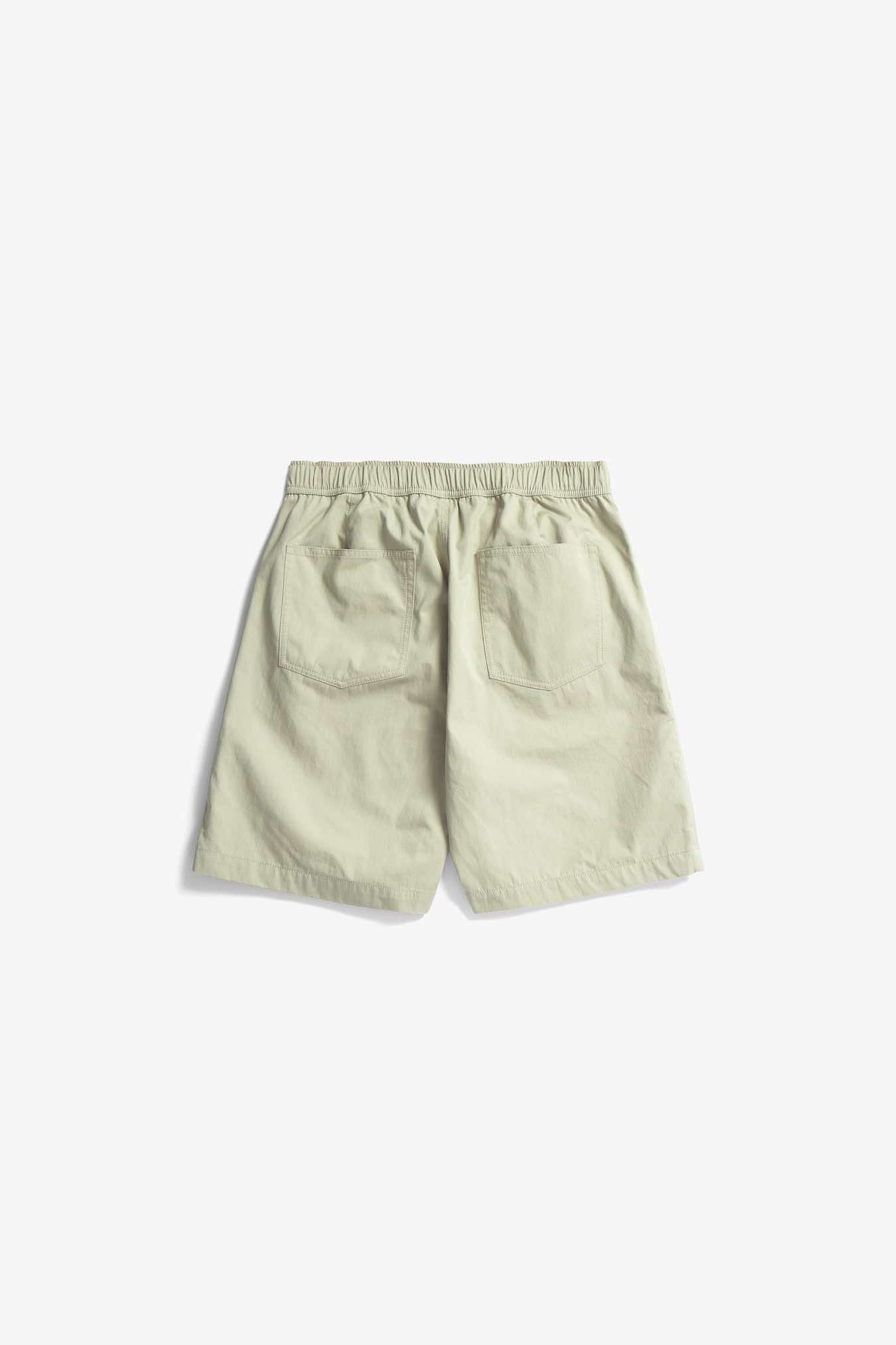 NORSE PROJECT RAGNAR FINE BROKEN TWILL SHORTS - ELM
