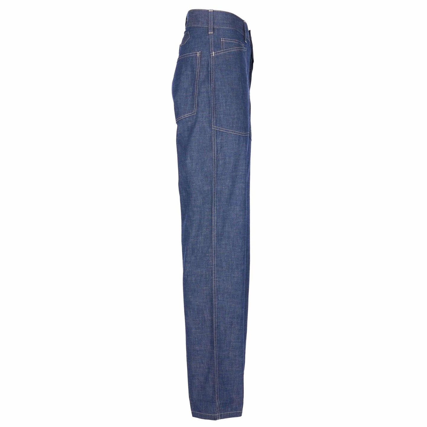PIKE BROTHERS 1940 ARMY DENIM TROUSERS - INDIGO