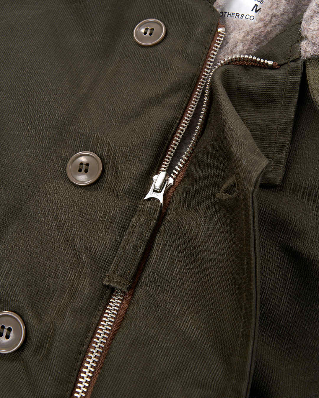 PIKE BROTHERS 1943 N1 DECK JACKET WAXED - OLIVE