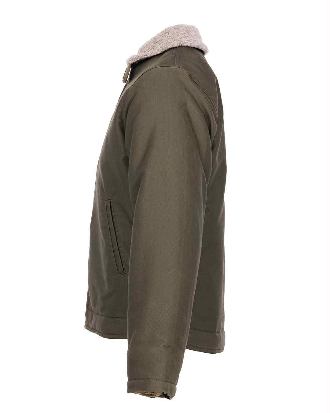 PIKE BROTHERS 1943 N1 DECK JACKET WAXED - OLIVE