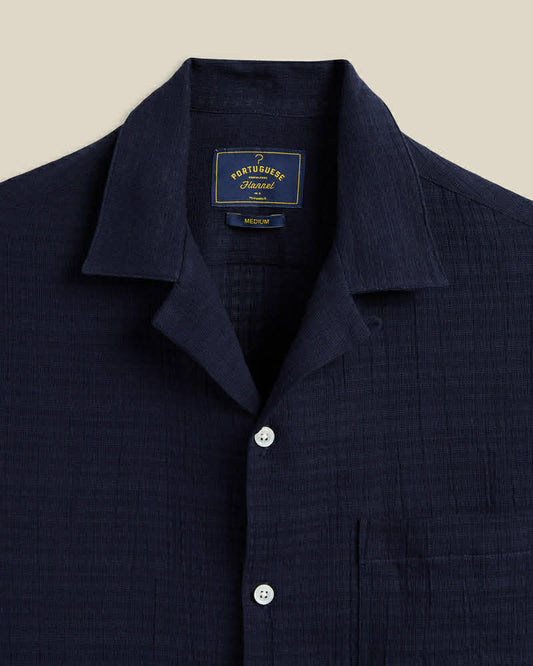 PORTUGUESE FLANNEL GRAIN - NAVY
