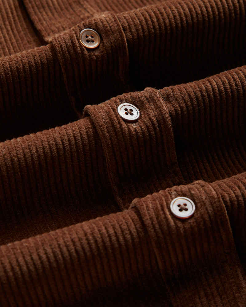 PORTUGUESE FLANNEL LOBO 2.0 SHIRT - BROWN