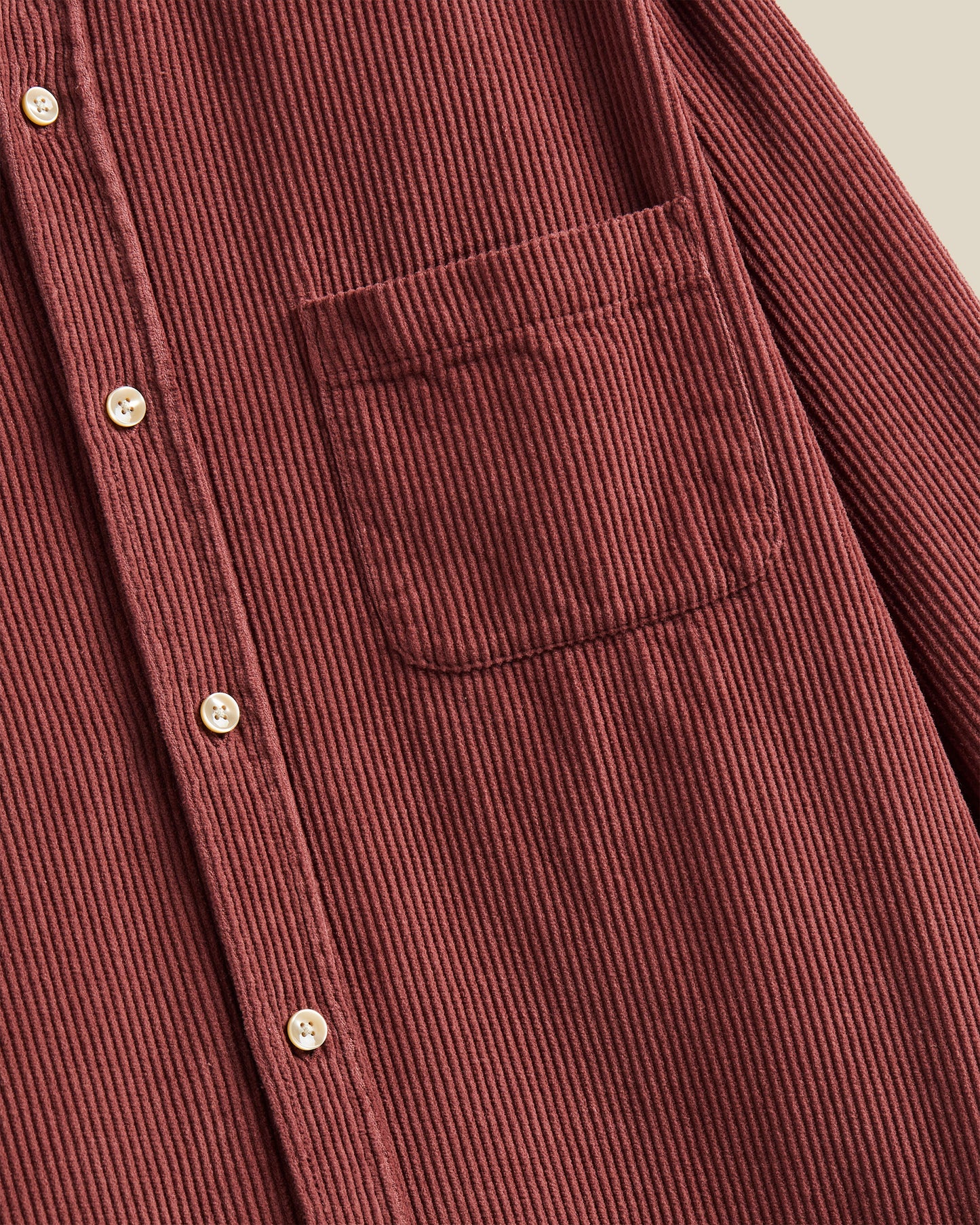 PORTUGUESE FLANNEL LOBO SHIRT - BORDEAUX