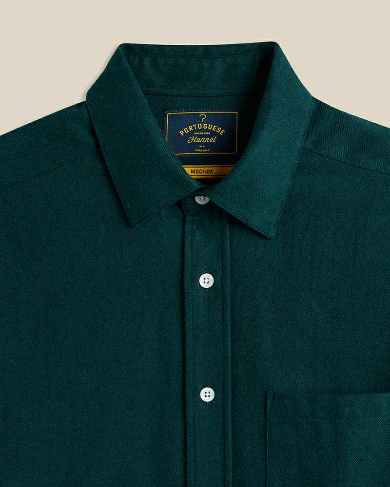 PORTUGUESE FLANNEL TECA 2.0 SHIRT - GREEN
