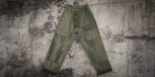 FLEURS DE BAGNE LE PANTALON SUBMARINER - KAKI